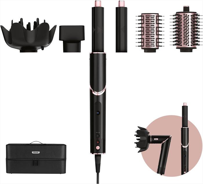 SHARK Styler E Asciugacapelli Flexstyle Set Hd440eu-nero/oro Rosa