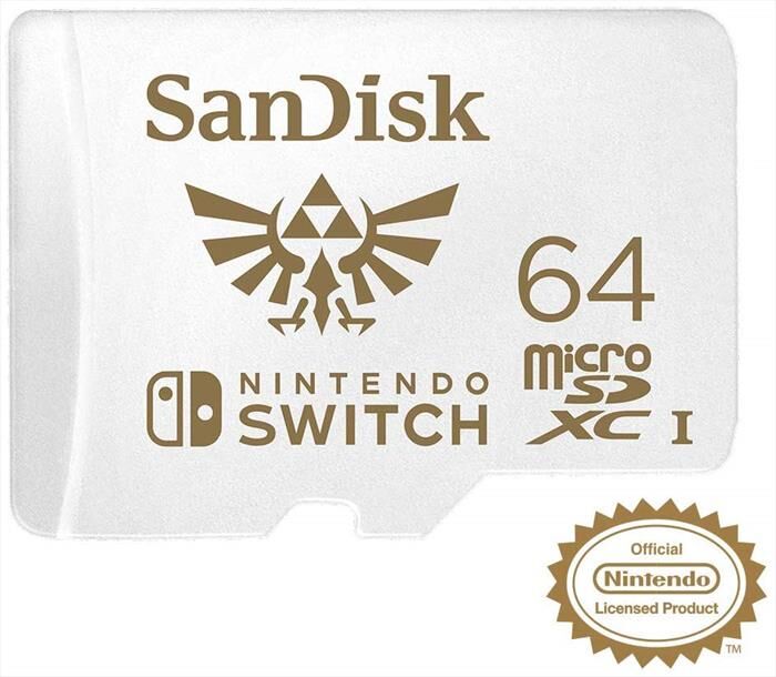 sandisk microsdxc per nintendo switch 64gb