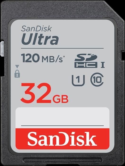 sandisk ultra® sdhc™ uhs-i card 32gb