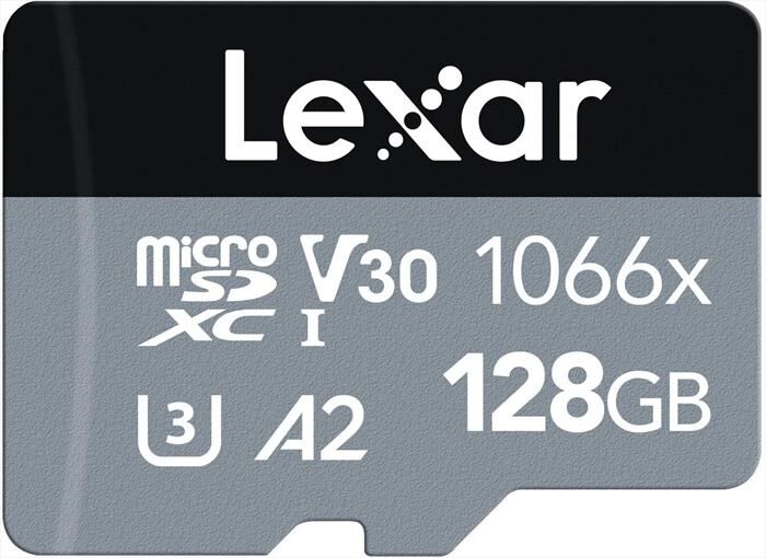 lexar sdmicro 1066x 128gb cl.-black/silver