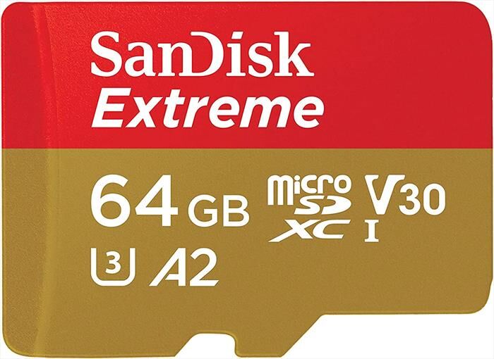 sandisk supporto micro sdxc extreme 64gb