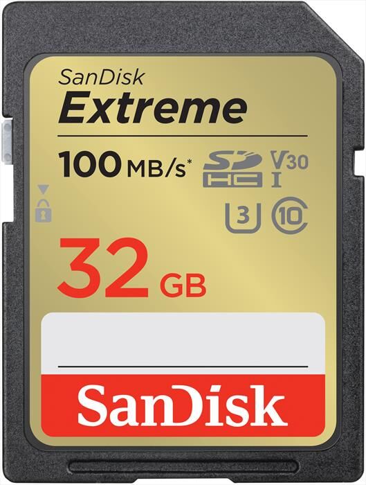 sandisk sd extreme v30 u3 32gb