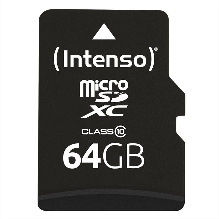 intenso micro sd card class 10-nero