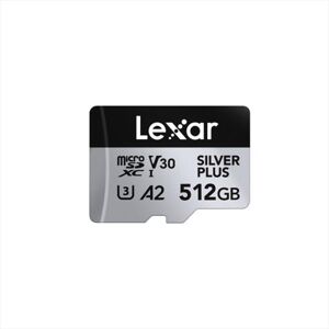 Lexar Supporto Sdxc 512gb Plus A2 V30-grigio Lexar Supporto Sdxc 512gb Plus A2 V30-grigio