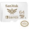 SanDisk Microsdxc Per Nintendo Switch 64gb