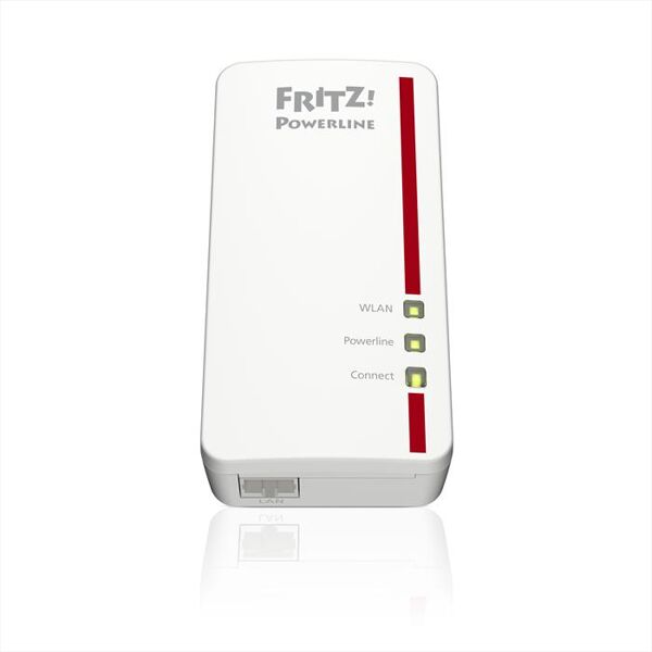 fritz! powerline 1260e international-bianco/rosso