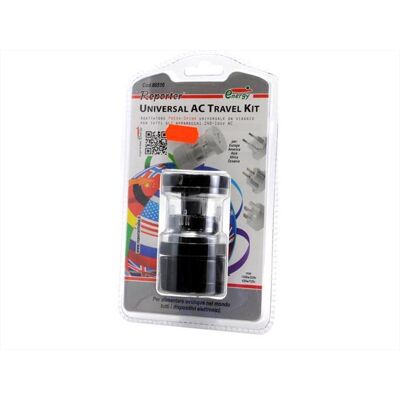 REPORTER Adattatore Universale Da Viaggio-nero REPORTER Adattatore Universale Da Viaggio-nero