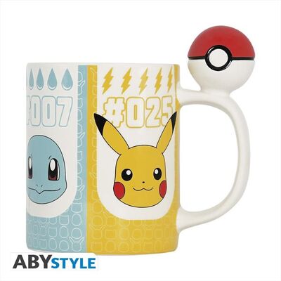 ABYSSE Pokemon Mug Manico 3d Pokéball-multicolore ABYSSE Pokemon Mug Manico 3d Pokéball-multicolore