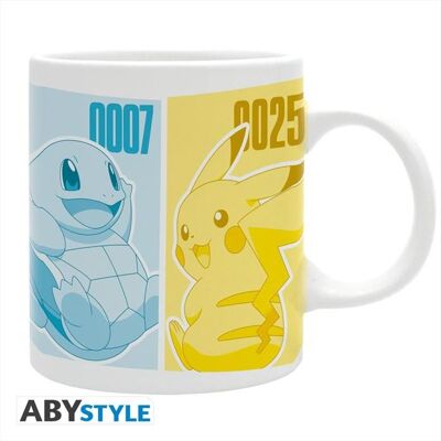 ABYSSE Pokemon Tazza 320 Ml Pikachu & Kanto-multicolore ABYSSE Pokemon Tazza 320 Ml Pikachu & Kanto-multicolore