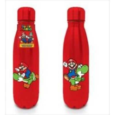 Pyramid Super Mario Borraccia In Metallo Mario Licenza U-rosso Pyramid Super Mario Borraccia In Metallo Mario Licenza U-rosso
