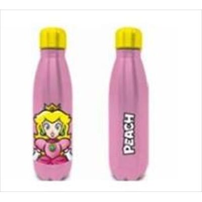 Pyramid Super Mario Borraccia In Metallo Peach Licenza U-rosa Pyramid Super Mario Borraccia In Metallo Peach Licenza U-rosa
