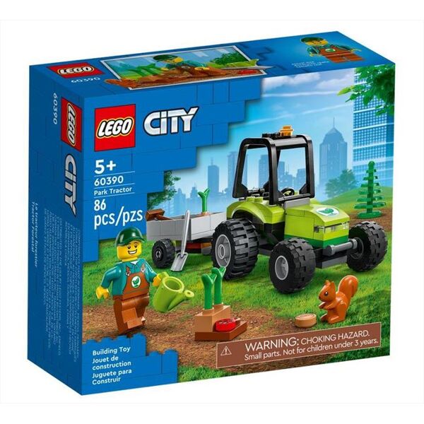 lego city trattore del parco 60390-multicolore