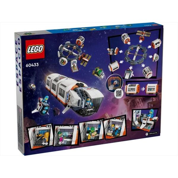 lego city stazione spaziale modulare 60433-multicolore