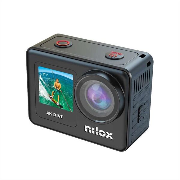 nilox action cam 4kdive-nero