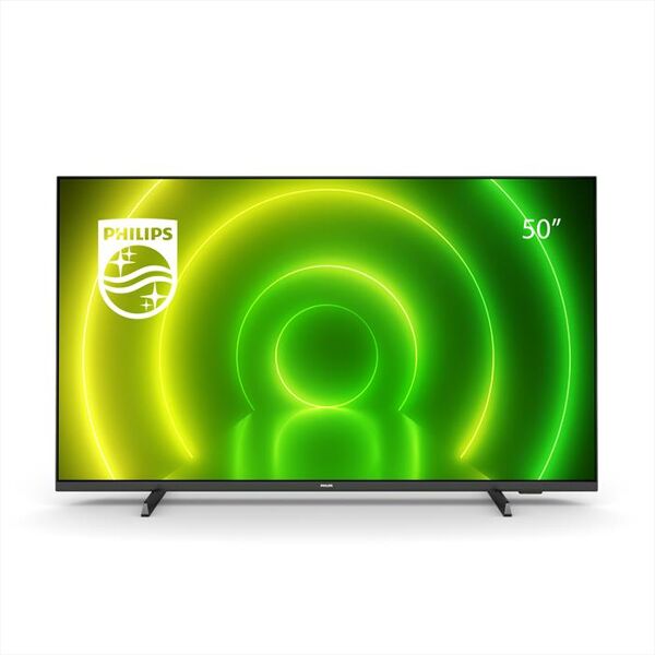 philips smart tv android uhd 4k 50 50pus7406/12-black