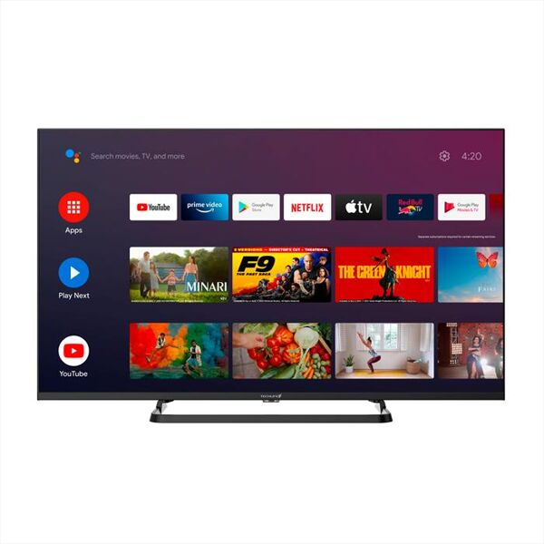 techlife smart tv led uhd 4k 43 te43kg7pa11-nero