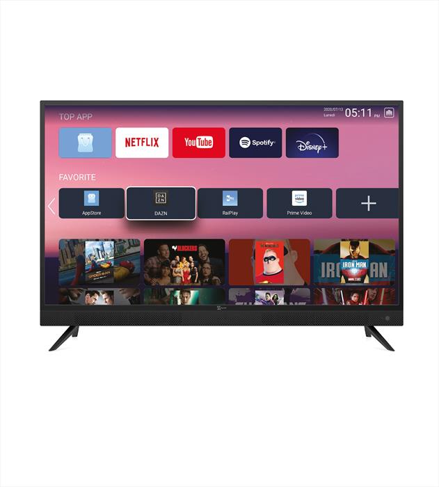 telesystem smart tv led hd ready 32 sonic 32-black