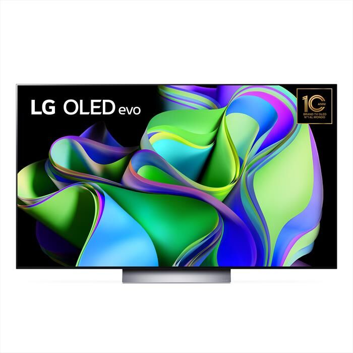 lg smart tv oled uhd 4k 55 oled55c34la-argento