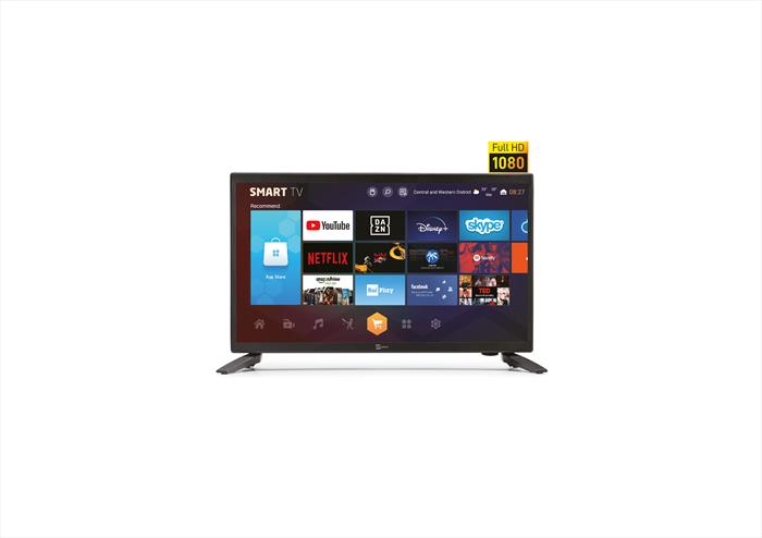 telesystem smart tv led fhd 21,5 lx fhd slim 12v-black