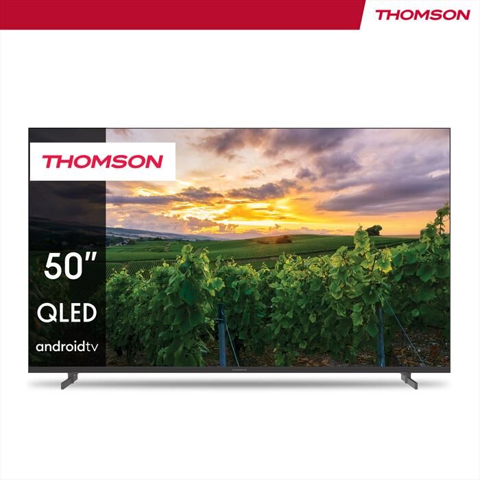 thomson smart tv q-led uhd 4k 50 50qa2s13-nero