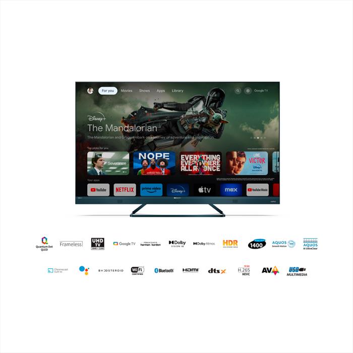 sharp smart tv led uhd 4k 55 55fq5eg