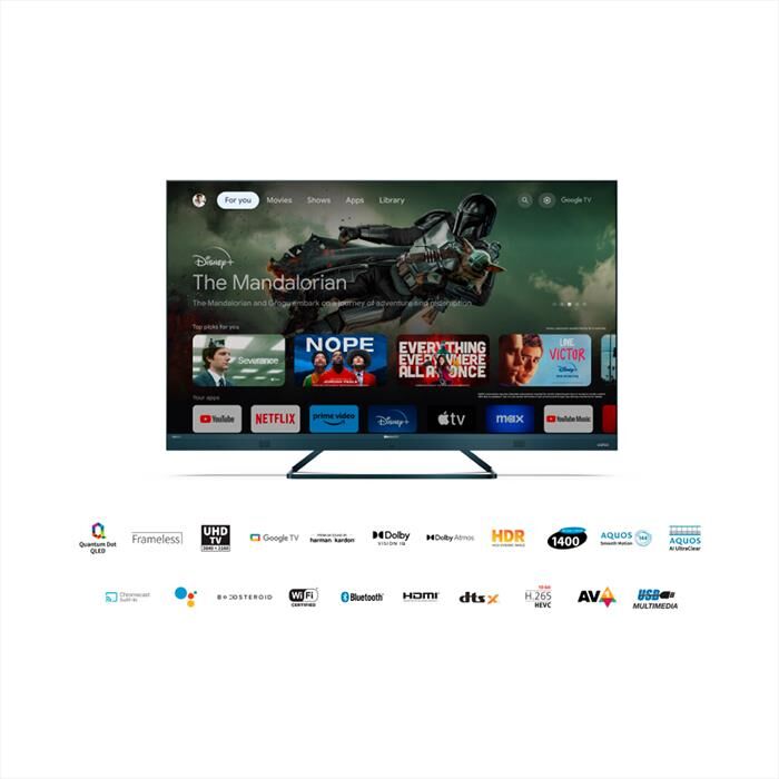 Sharp Smart Tv Led Uhd 4k 50" 50fq5eg