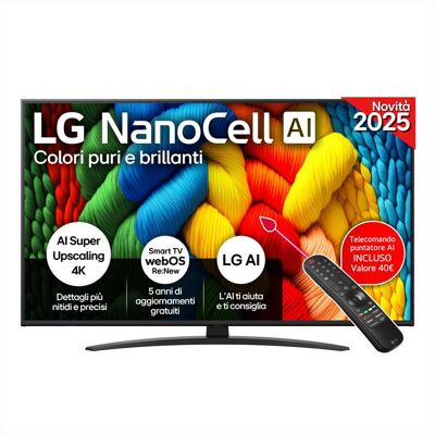 LG Smart Tv Nanocell Uhd 4k 50" 50nano81a6a-charcoal Black LG Smart Tv Nanocell Uhd 4k 50" 50nano81a6a-charcoal Black