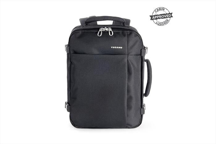 tucano tugo' zaino da viaggio, bagaglio a mano, 20l-nero