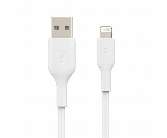 Belkin Cavo Pvc Da Usb-a A Lightning 1m Bianco-bianco