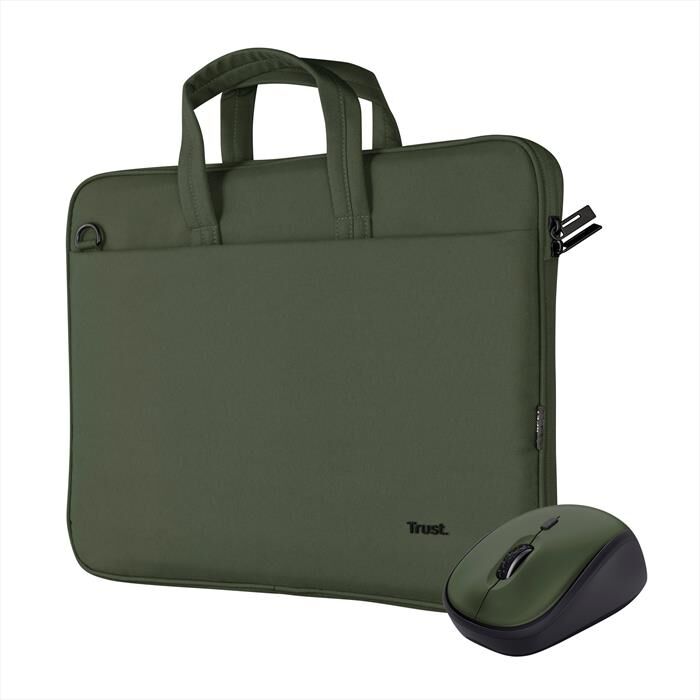 Trust Borsa Notebook Bologna Bag And Mouse Set-green
