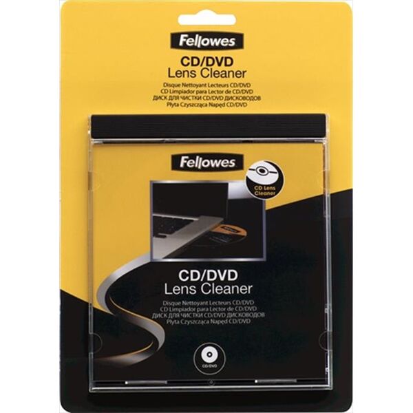 fellowes cd di pulizia del lettore cd/dvd -