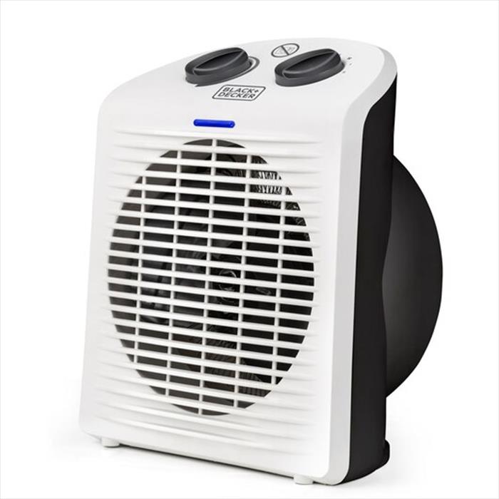 black & decker termoventilatore bxsh2000e-bianco