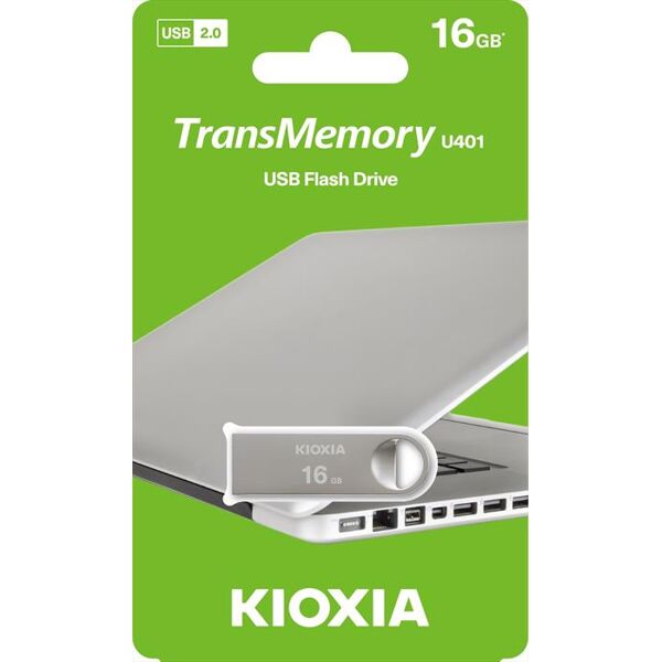 kioxia chiavetta usb u401 owahri 2.0 16gb-grigio