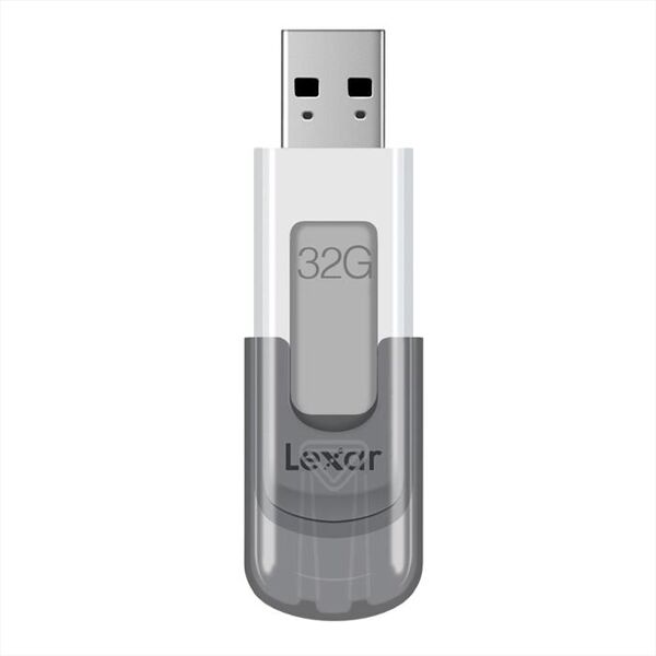 lexar jumpdrive v100 usb 3.0 32gb-grigio/bianco