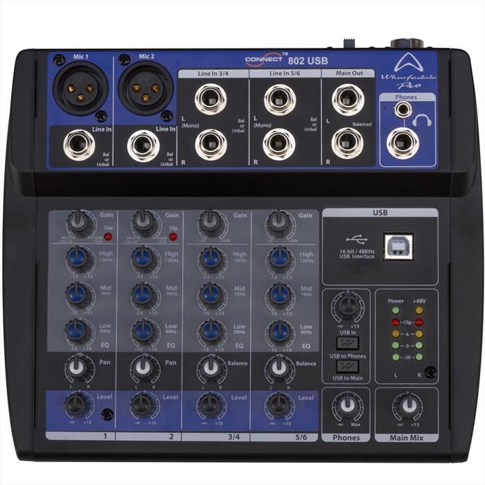 wharfedale connect 802 usb (mixer)