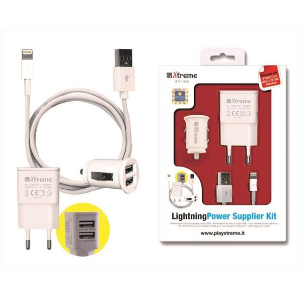 xtreme 40159 kit alimentazione usb rete fissa e auto