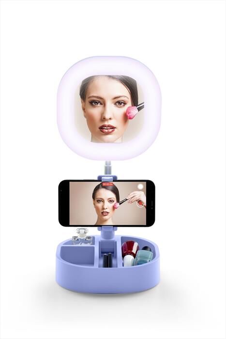 Cellular Line Selfieringmirroru Azzurro