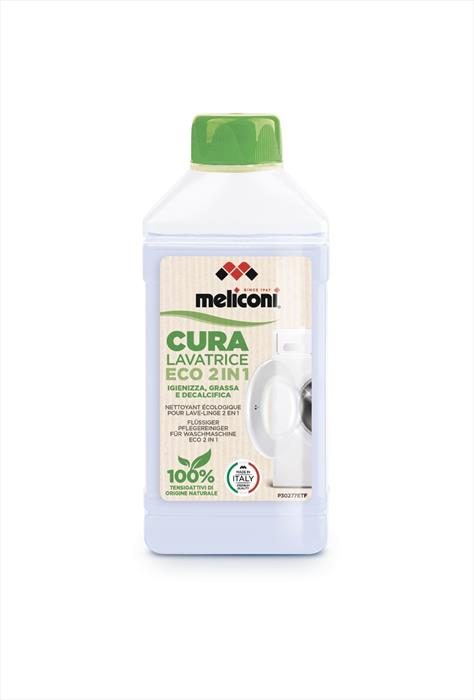 meliconi cura lavatrice liquido ec-astuccio contenente 2 flaconi