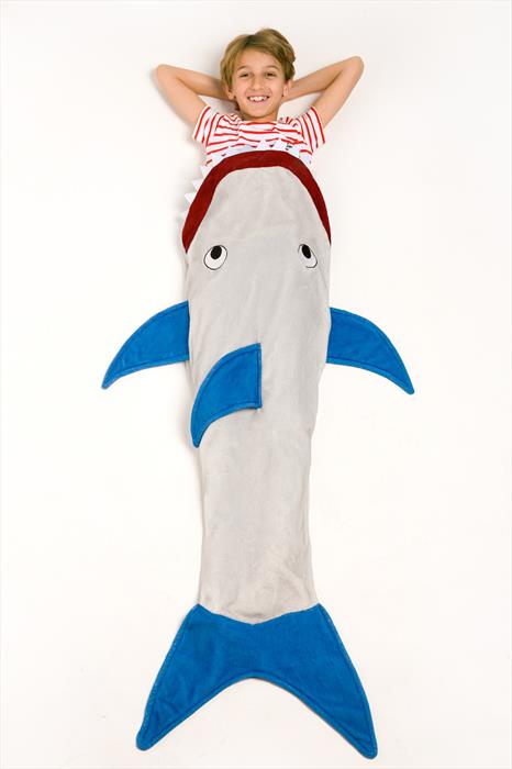 KANGURU Coperta A Coda Shark Blanket