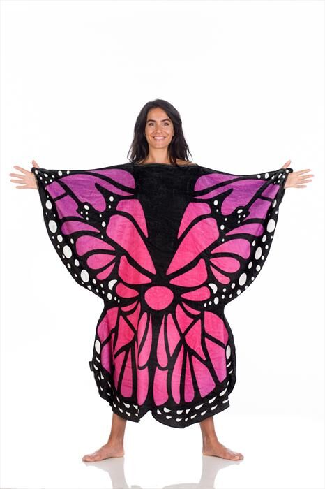 KANGURU Coperta Indossabile Butterfly Blanket, Farfalla