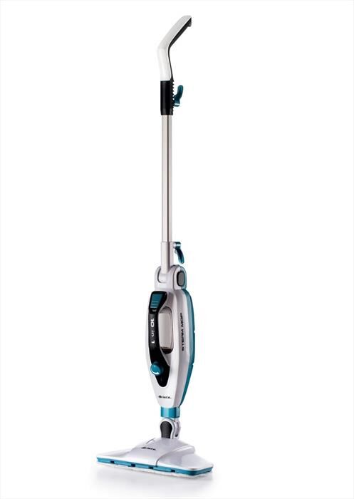 ariete steam mop foldable 10 in 1 4175-blu, bianco