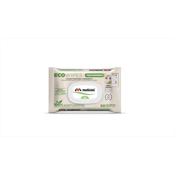 meliconi salviette detergenti eco wipes frigorifero-viscosa compostabile