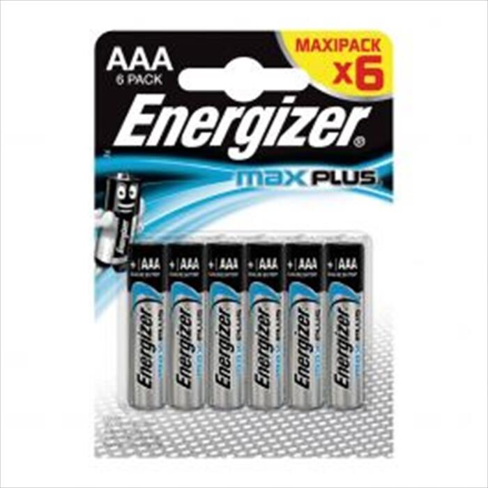 energizer max plus aaa bp6 maxipack-multicolore