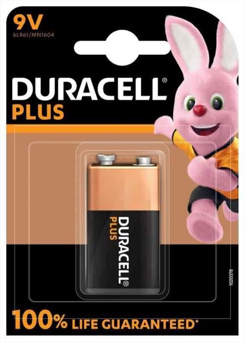 Duracell Plus 100trans.(9v), 1 Pila Blister Mn1604 -