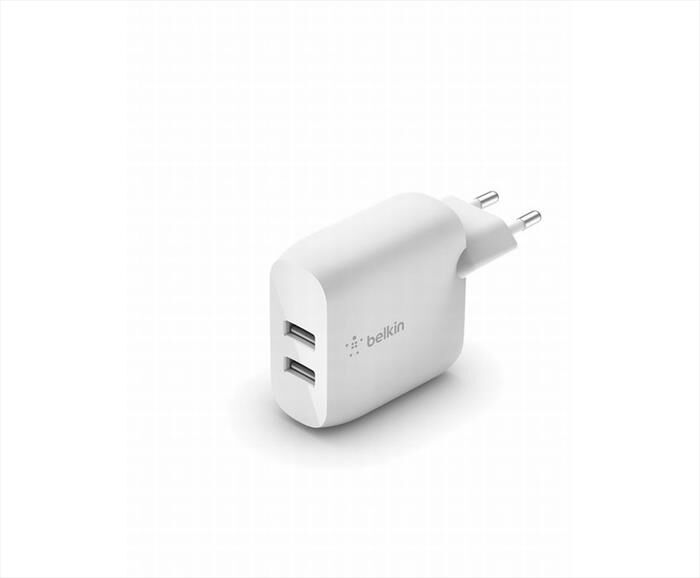 Belkin Caricabatterie 2 Porte Usb-a 12w-bianco