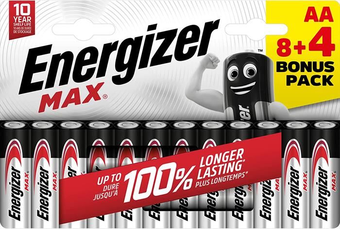 Energizer Max Aa Bp12 8 4 Free