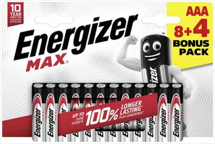 Energizer Max Aaa Bp12 8 4 Free-multicolore