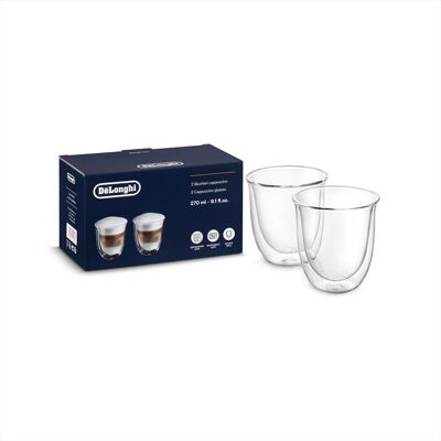 DeLonghi - 5513214601 - Trasparente - 190 ml - Coffee glass set DeLonghi - 5513214601 - Trasparente - 190 ml - Coffee glass set