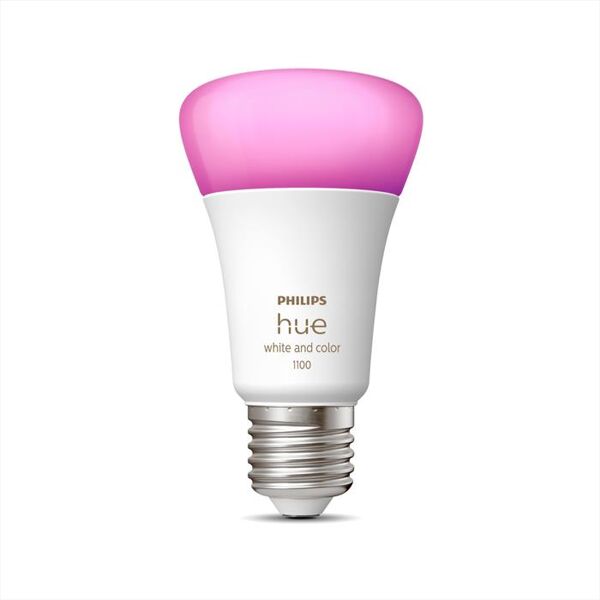 philips hue white and color ambiance lampadina e27 9w-bianco