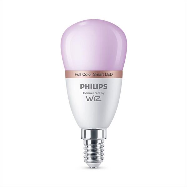 philips smart led sfera color 40w e14-bianco